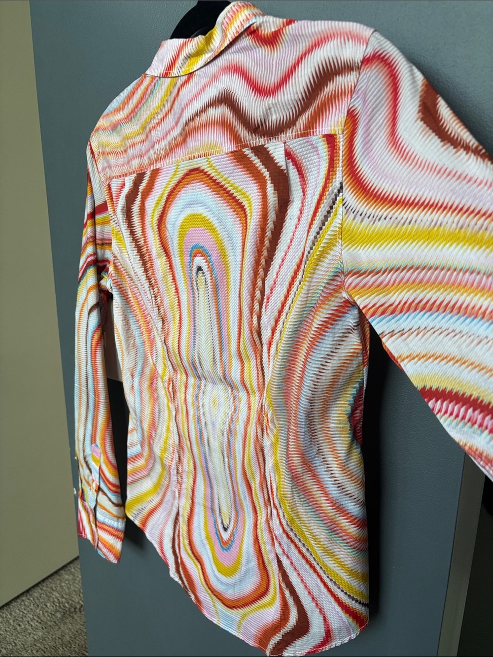 PAUL SMITH Black Label Gorgeous Luxury Italian Fabric Blouse Made in Portugal - Picture 4 of 7